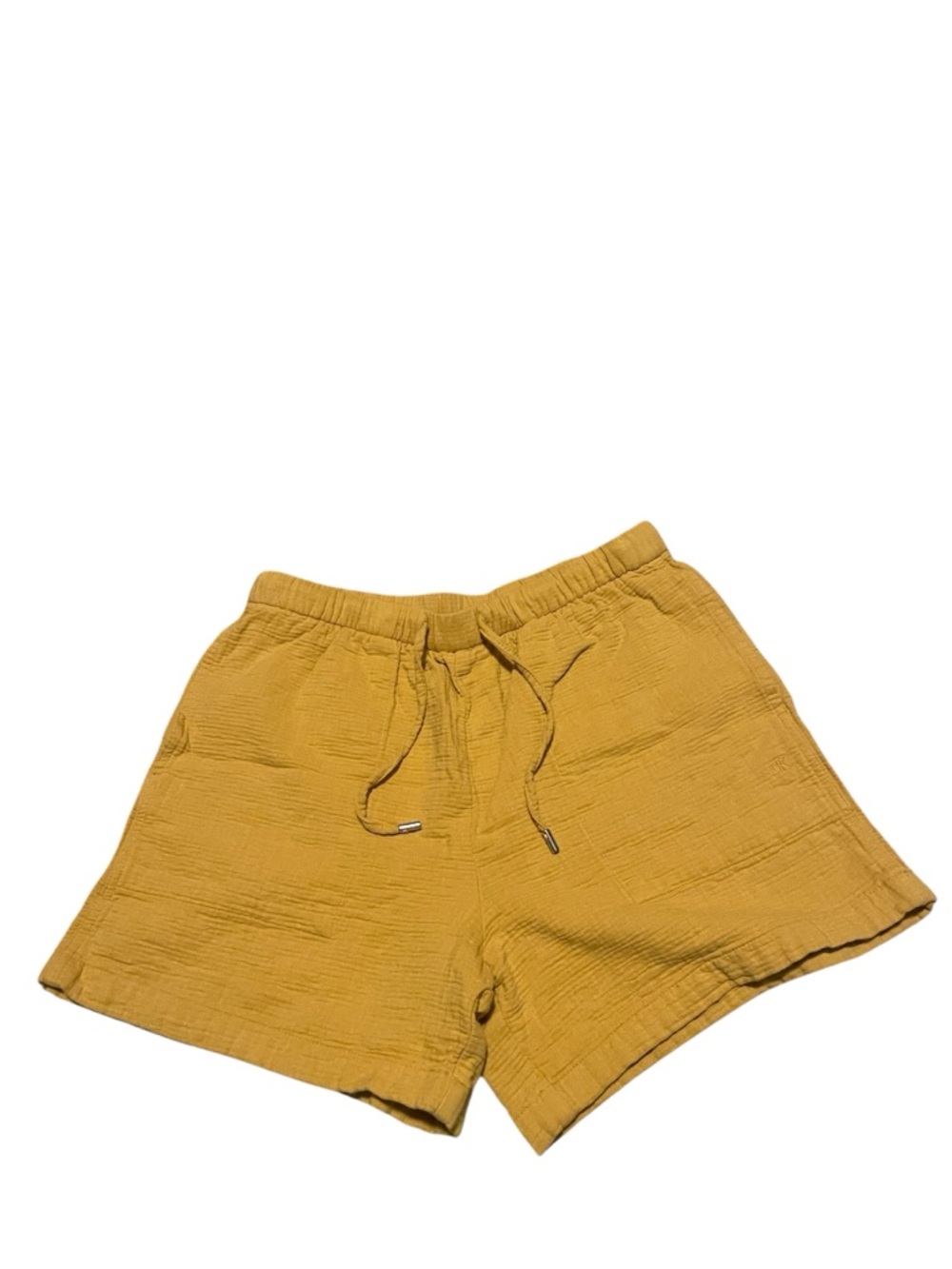 Calvin Klein Jeans Mustard Yellow Drawstring Women’s Shorts